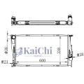 2973 Радиатор BMW 1 серия M/135i/335d/335i/335xi/Z4 07-13