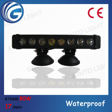 Good Waterproof 17 inch 80W quad row LED off road vehicle light bar 4x4 lamps