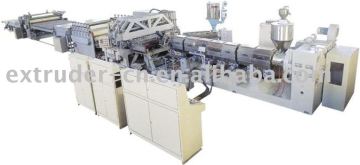 PP hollow grid plate extrusion line