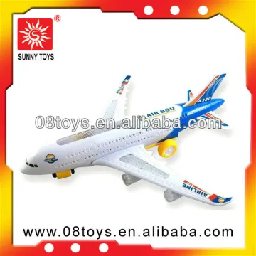 Battery operated airplane with light&music