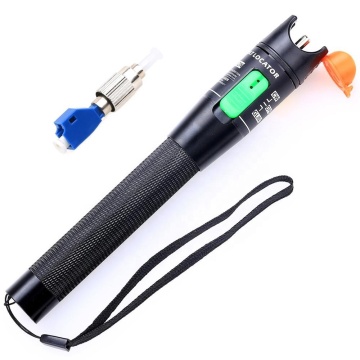 30mW Aluminum Alloy Visual Fault Locator Fiber Optic Cable Tester/VFL for FC, SC, ST & LC Adapters