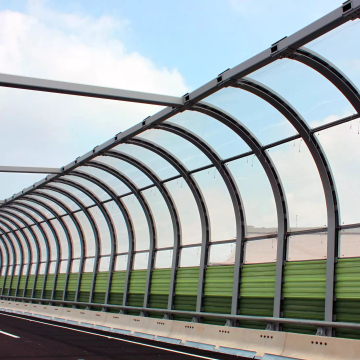 Transparent Polycarbonate Highway Sound Barriers
