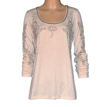 160G White Blouse, Summer Embroidered Blouse