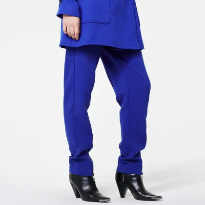 Casual women pants blue