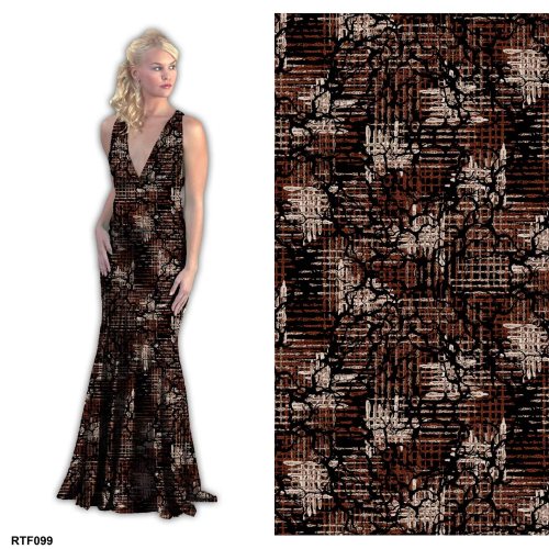Good Quality Comfortable Custom Discharge Print Fabric