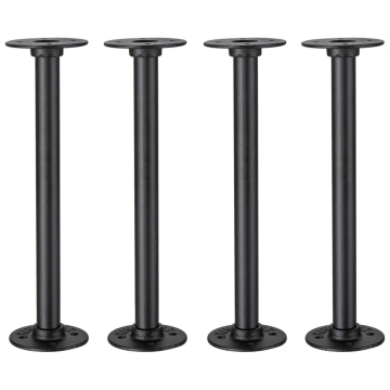 Industrial Pipe Table Legs 4 Pack