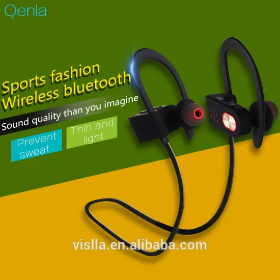 2017 Newest Fashion in-ear stereo Sport bluetooth headset,Wireless sweatproof bluetooth earphone with mic