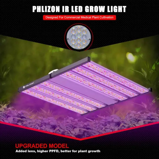Fhose A3i Replacement 1500W Phlizon LED Grow Light