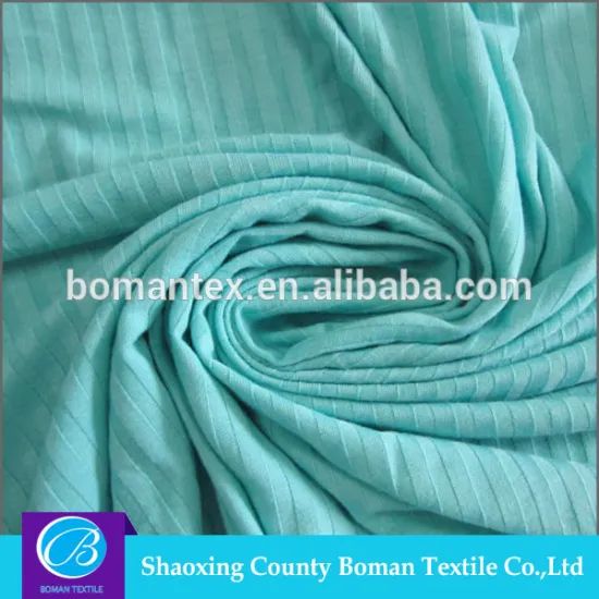 High quality rayon 8*5 rib knit weft fabric for garment
