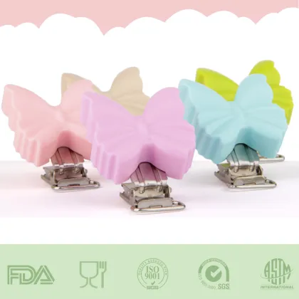 Silicone Pacifier Teething Chain Baby Pacifier Clip