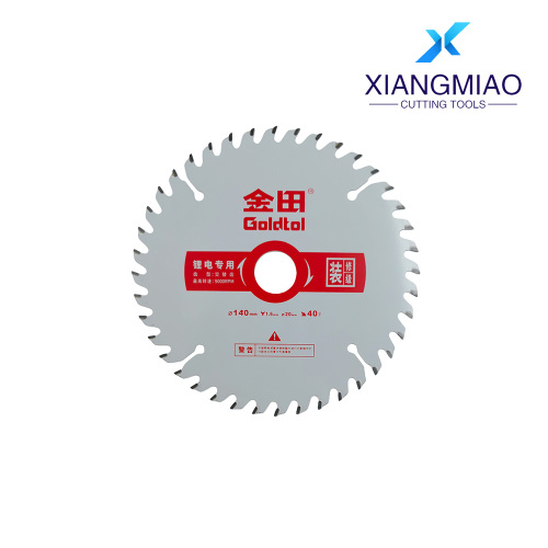 Hoja de sierra circular TCT inalámbrica Goldtol (140 mm, 40 dientes)