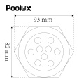 AC100-240V 25W CCT LED PAINEL DE LED LUZ 300X300MM