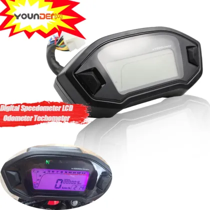 YD-MO05B Motorcycle LCD Digital Speedometer Odometer