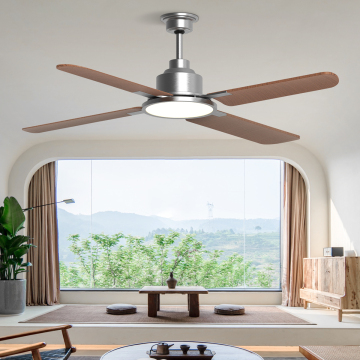 Slynn 52 pollici ventilatore a soffitto con luce - volume d'aria alto e motore CC tranquillo
