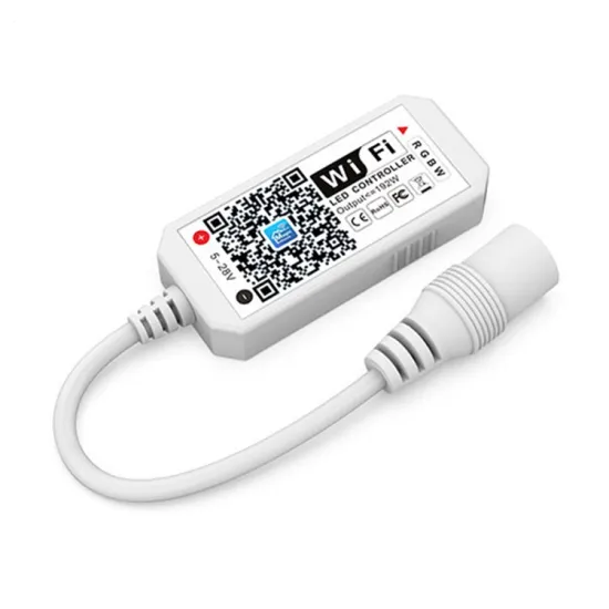 Voice-Controlled WiFi LED Strip Controller for RGBW Strips (DC5V-24V) - Alexa/Google Home App Compatible