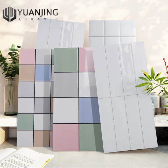 Affordable 300x600mm Colorful Glossy Ceramic Wall Tiles: Ideal for Bathroom and Kitchen Decor