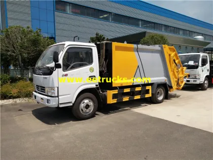 5 Ton 115hp Compressed Refuse Vehicles