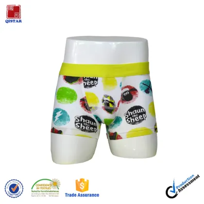Wholesale Cute Cartoon Print Boys Boxer Short Underwear