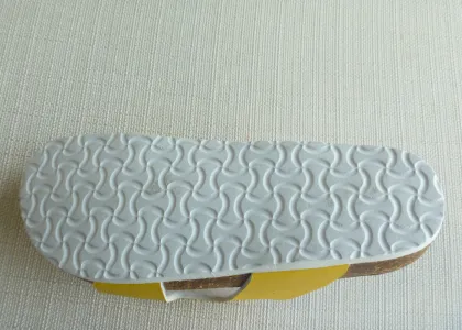 Us 6-9.5 Summer Cork Slippers , Yellow Comfortable Cork + Eva