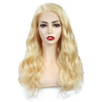 Transparent Frontal 613 Blonde HD Human Hair Lace Front Wig, Lace Virgin Human Hair Wig, Front Lace Brazilian Hair Wig Vendor