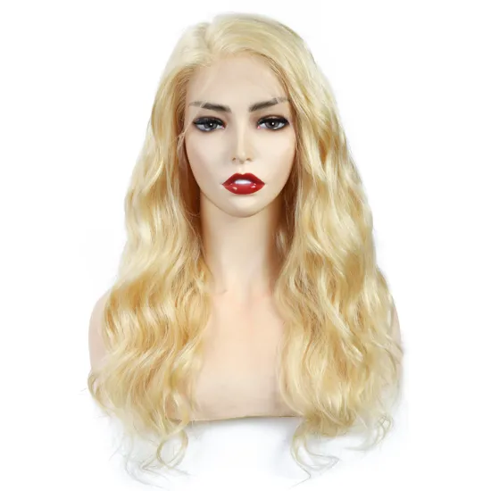 Transparent Frontal 613 Blonde HD Human Hair Lace Front Wig, Lace Virgin Human Hair Wig, Front Lace Brazilian Hair Wig Vendor