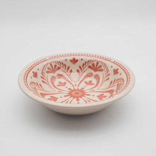 Padrão de decalque novo design de design de grama de utensílios de mesa cerâmica para restaurante