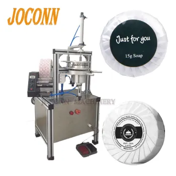 Pneumatic Soap Wrapping Machine | Hotel Soap Cling Film Wrapper