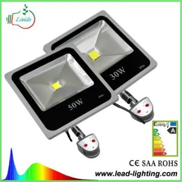 50W LED Flood Light with SmartSens  4000Lm