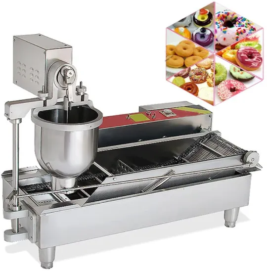 automatic donut machine with high quality and fryer for sale