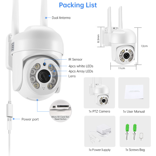 Auto-Tracking 1080p IP-Netzwerk PTZ-Kamera