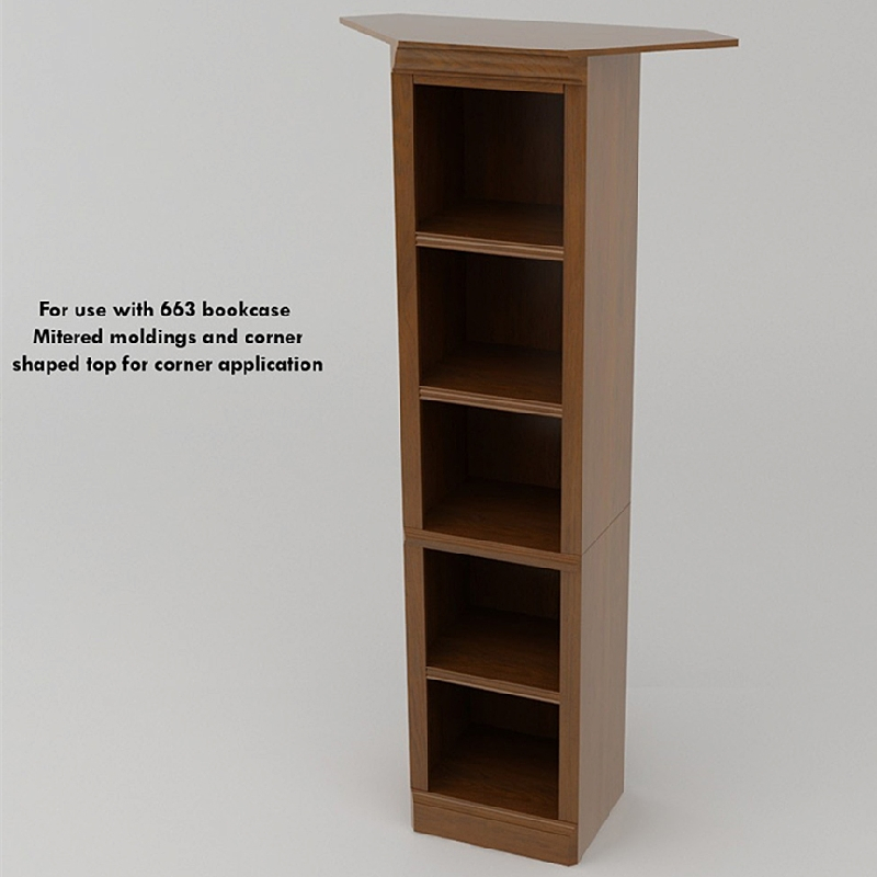 High narrow bookcase