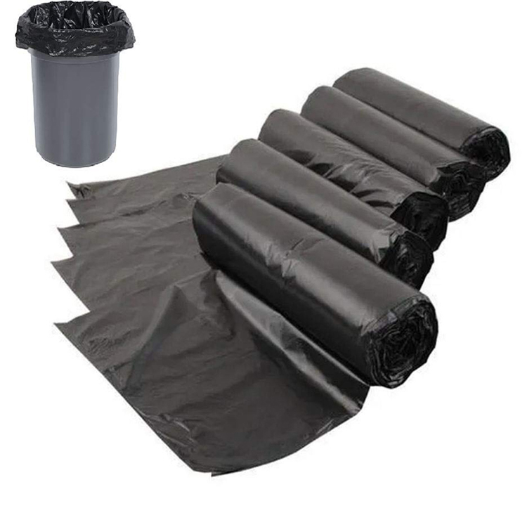 High quality black industrial heavy duty big garbage factory price plastic trash bags