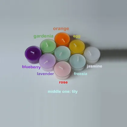 Cheap candles blue tea light candles