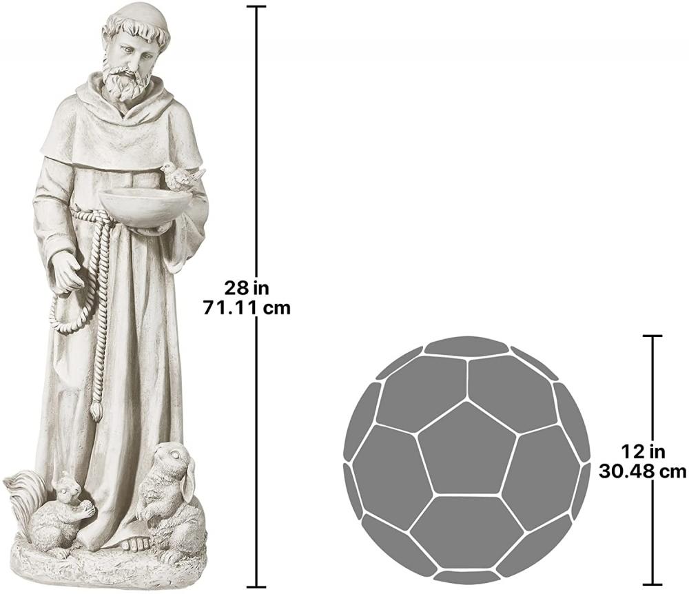 Arredamento del giardino religioso di San Francesco