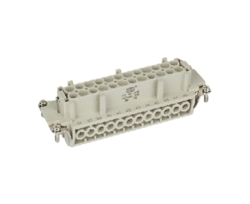 HE Heavy Duty 24 Pin Male Socket Industrial Plug Connector for Hot Runner Controllers
