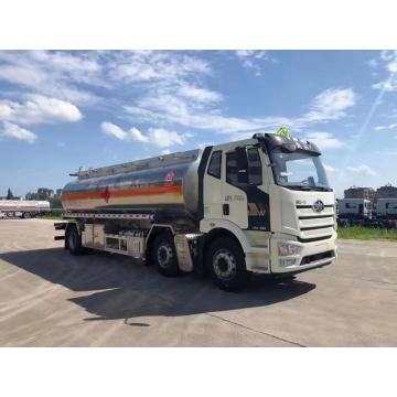 FAW 6x2 stainless steel oil tanker truck