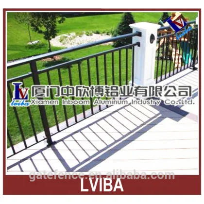 Safety aluminium balcony guardrail