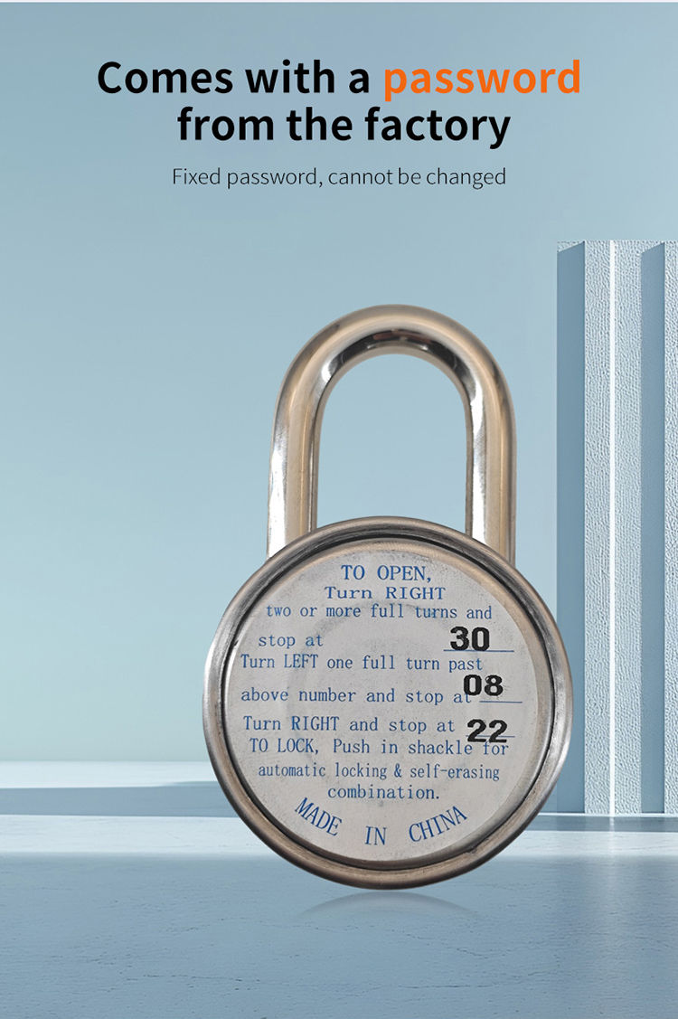 rotary dial padlock