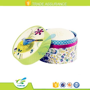 luxury custom round paper powder box Chinese suppliers