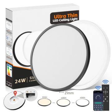 Ultra Thin 3CCT Changeable LED Ceiling Light