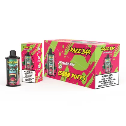 Rechargeable E Charger 15k Puff E-Cig Disposable Razzbar