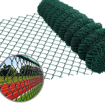 PVC Coated Chain Link Fence - Vinyl Coated Chain Link Wire Mesh Fencing