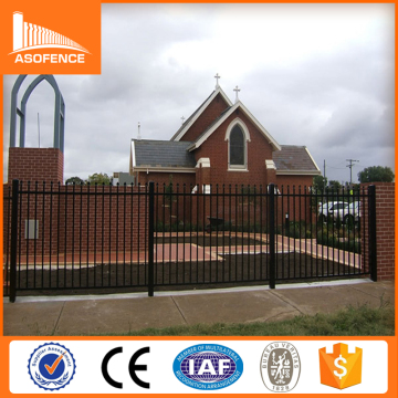 china supplier wholesale heavy duty steel fence panels/safety steel fence with powder painted