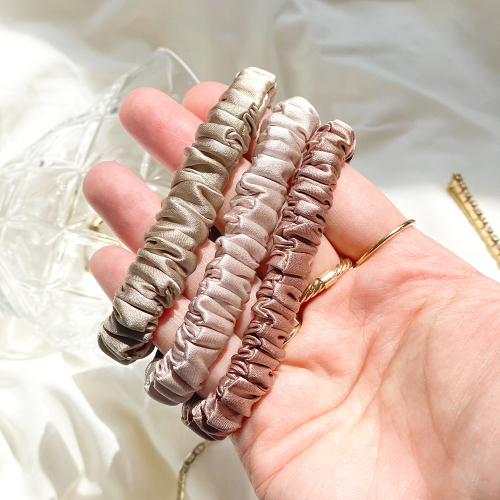 Pure Silk Scrunchies on Sale Eco-Friendly Scrunchies
