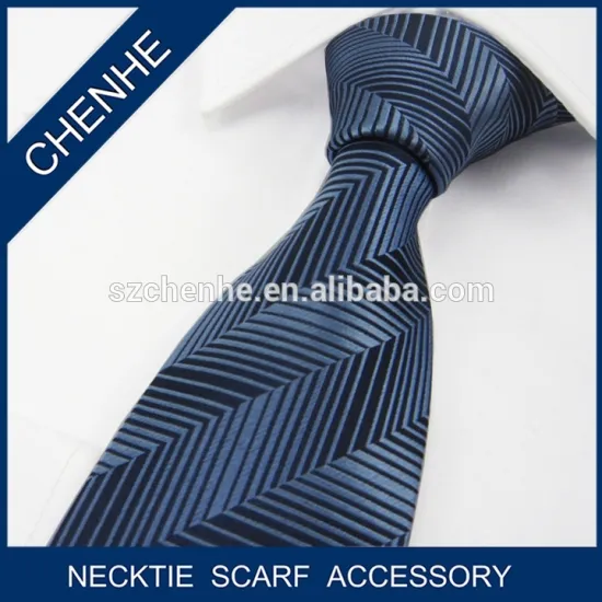 Sky Blue Men's Polyester Necktie