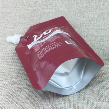 For gasoline packaging with nozzle packaging bag