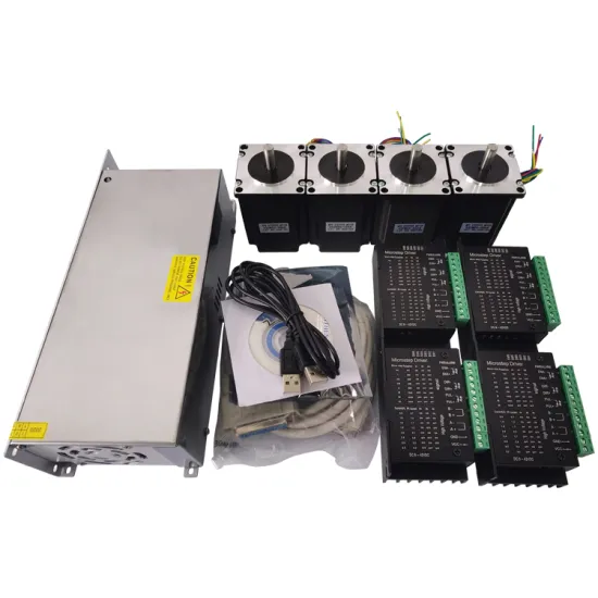 CNC 4 Axis Power Supply TB6600 Stepper Motor Driver Kit with Mach3 Control Board and NEMA 23 Motors