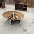 Charcoal Corten Steel Wood Fire Pits