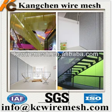 KC Decorative Metal Wire Mesh used as stair railing