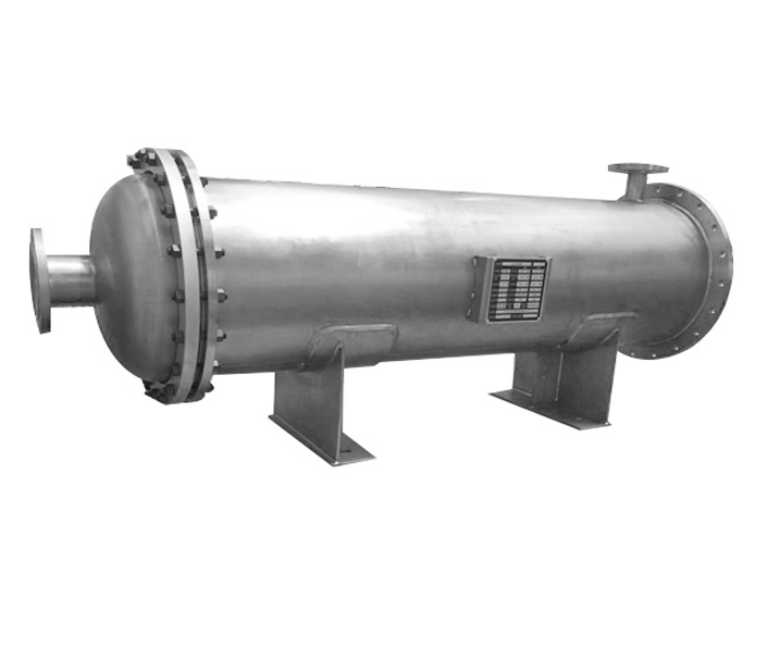 Zirconium tube shell heat exchanger